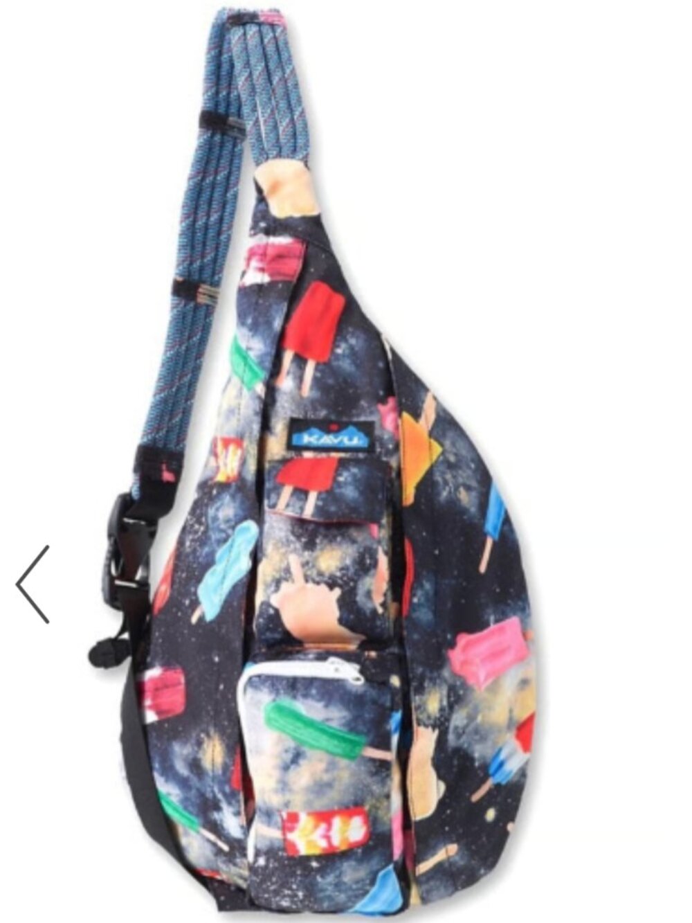 Kavu Rope Sling Bag Space Popsicle Summer Whimsy Outdoor Commute Comfort